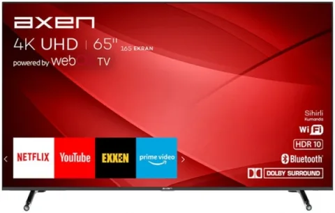 Axen AX65FIL240 65" 4K UHD Smart LED TV