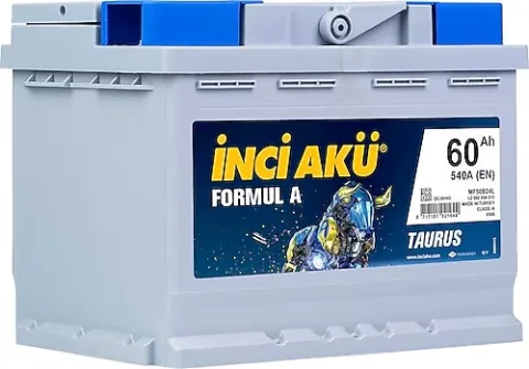 İnci Formul A Taurus 12 V 60 Ah Akü