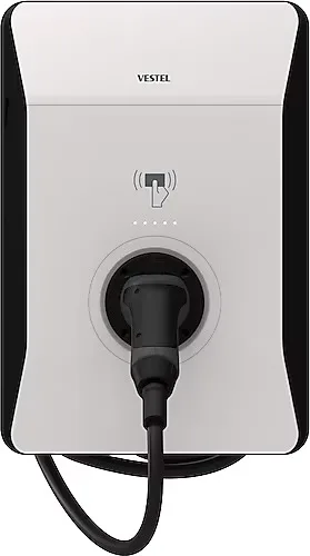 Vestel EVC04 AC22SW-T2P Smart Wifi 22 kW Kablolu Elektrikli Araç Şarj İstasyonu